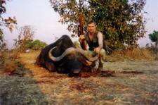 Ivor and cape buffalo
