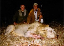 Tony with lion